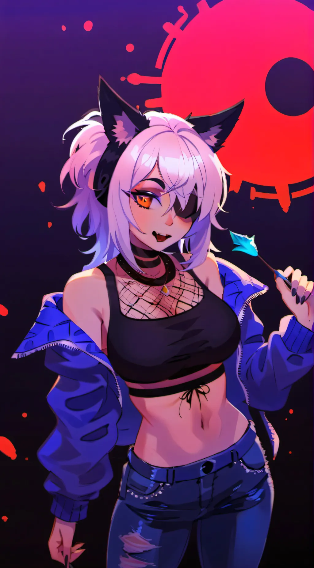 ai character: Loona background