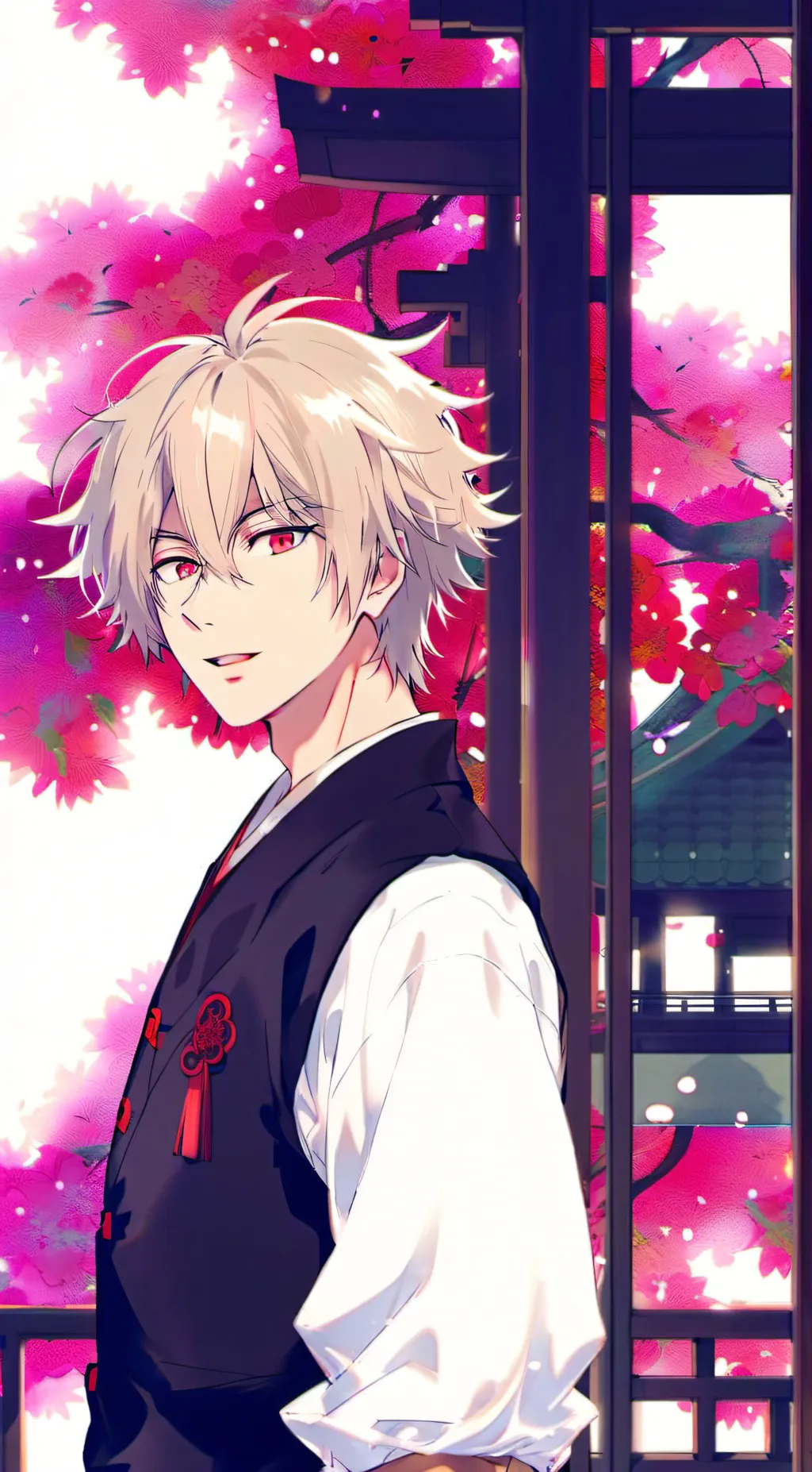 ai character: Bakugo Katsuki background