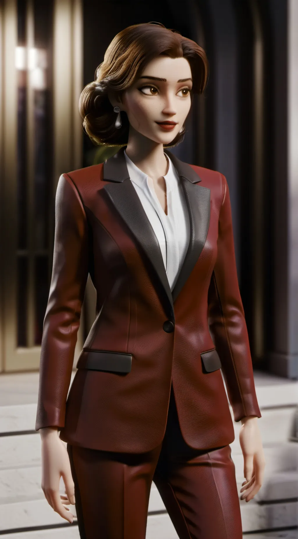 ai character: Pauline  background