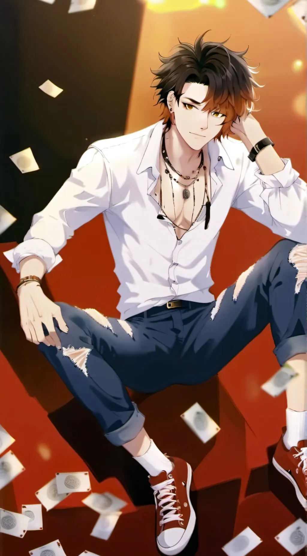 ai character: oliver background