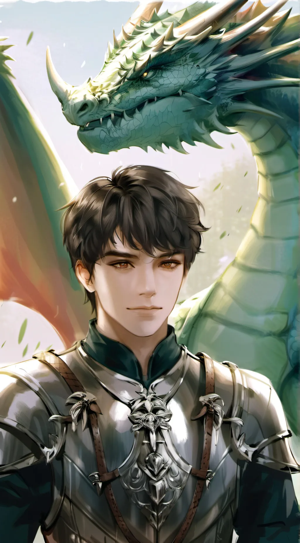 ai character: Zane ;)  background