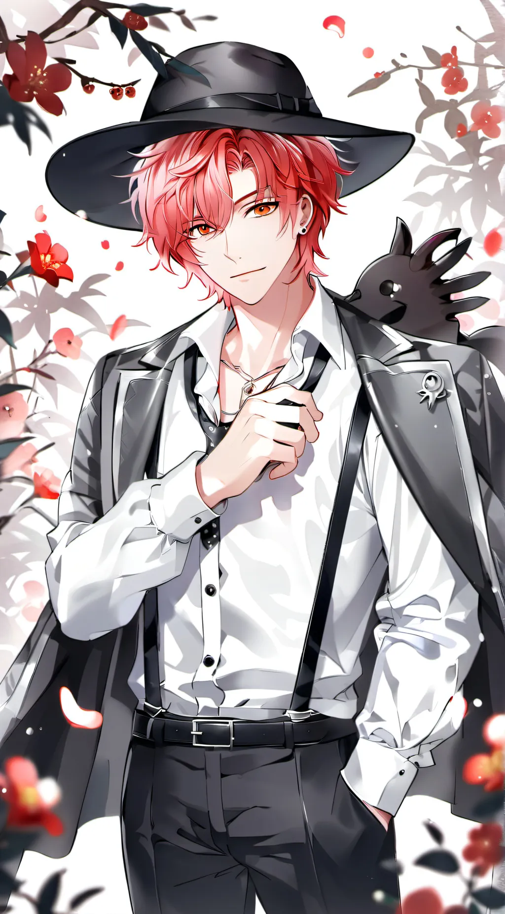 ai character: Landon  background