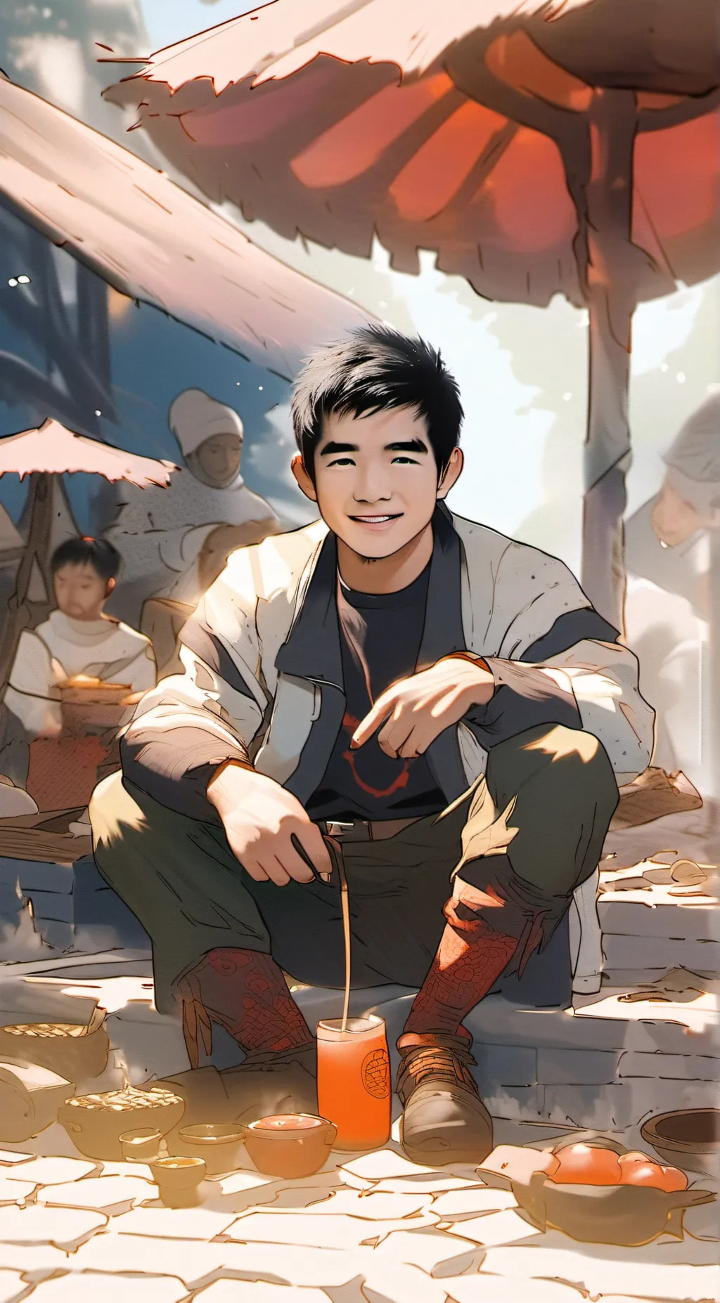 ai character: Gordon Cormier background