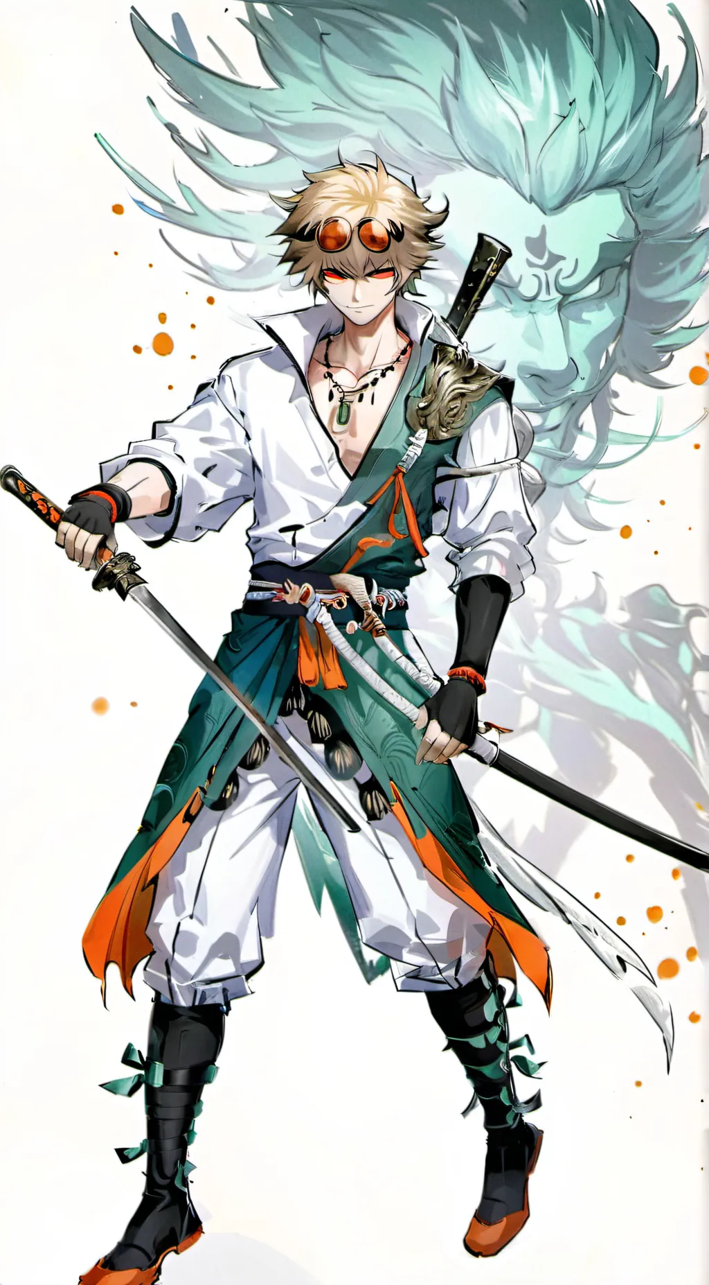 ai character: Bakugo background
