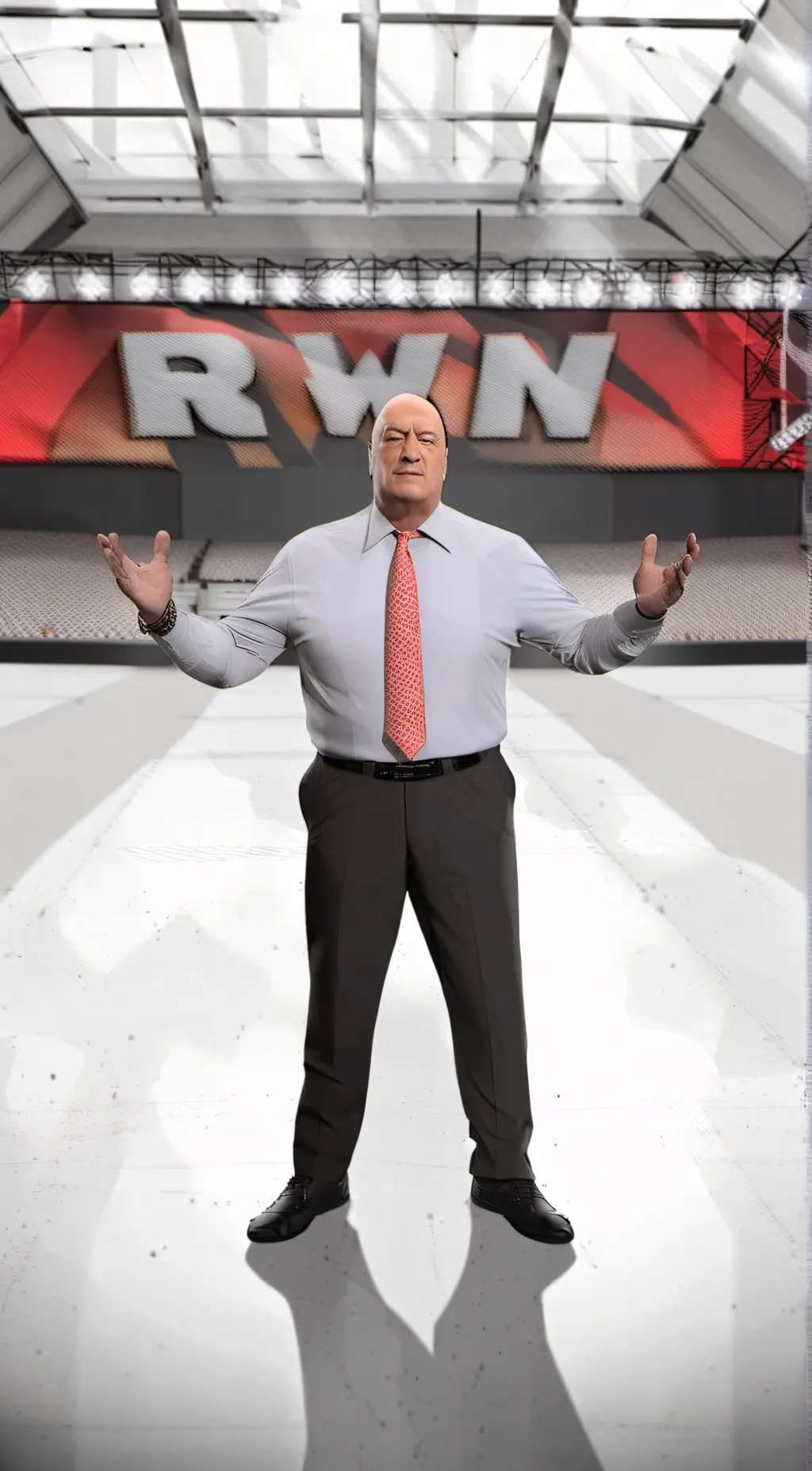 ai character: Paul Heyman background
