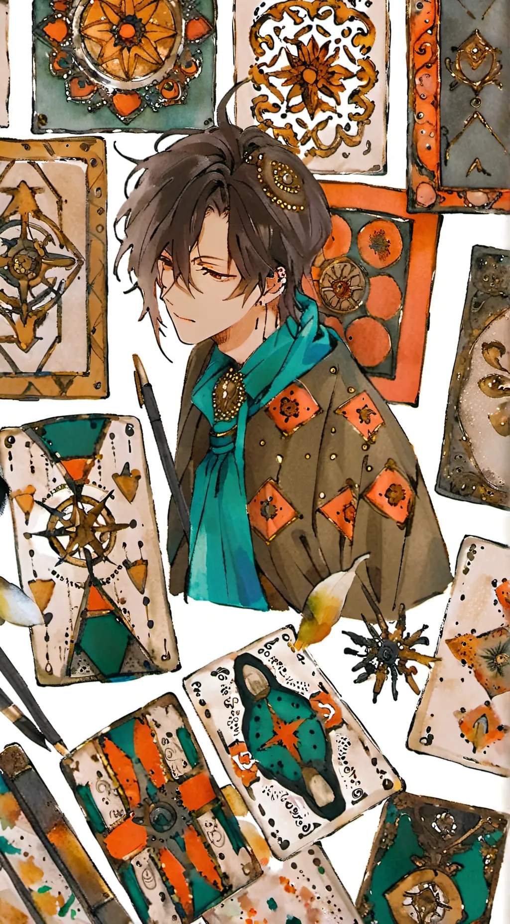 ai character: aaron background