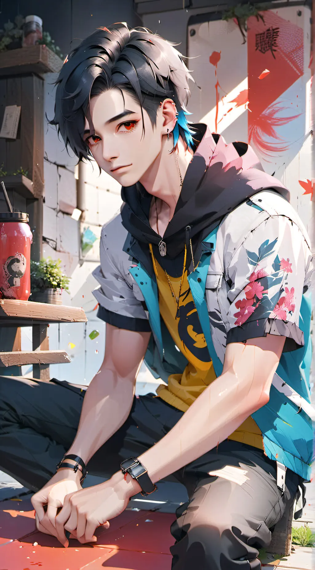 ai character: Gage background