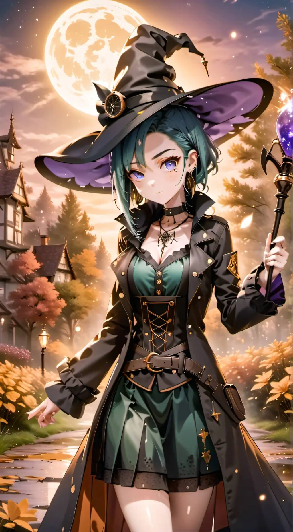ai character: Blue background