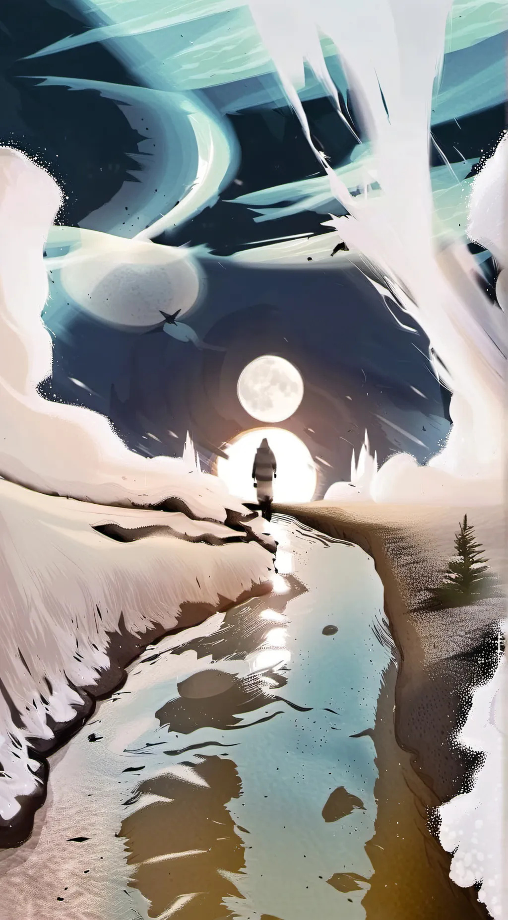 ai character: Sisyphus prime background