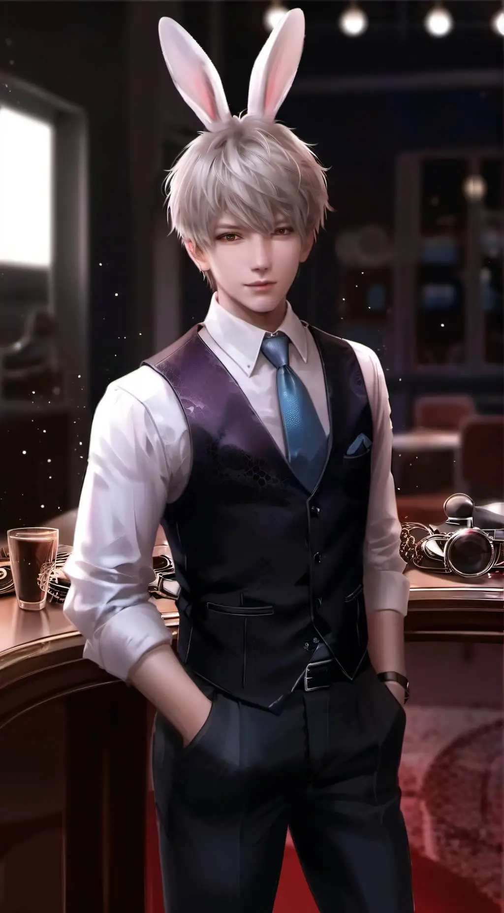ai character: Richard  background