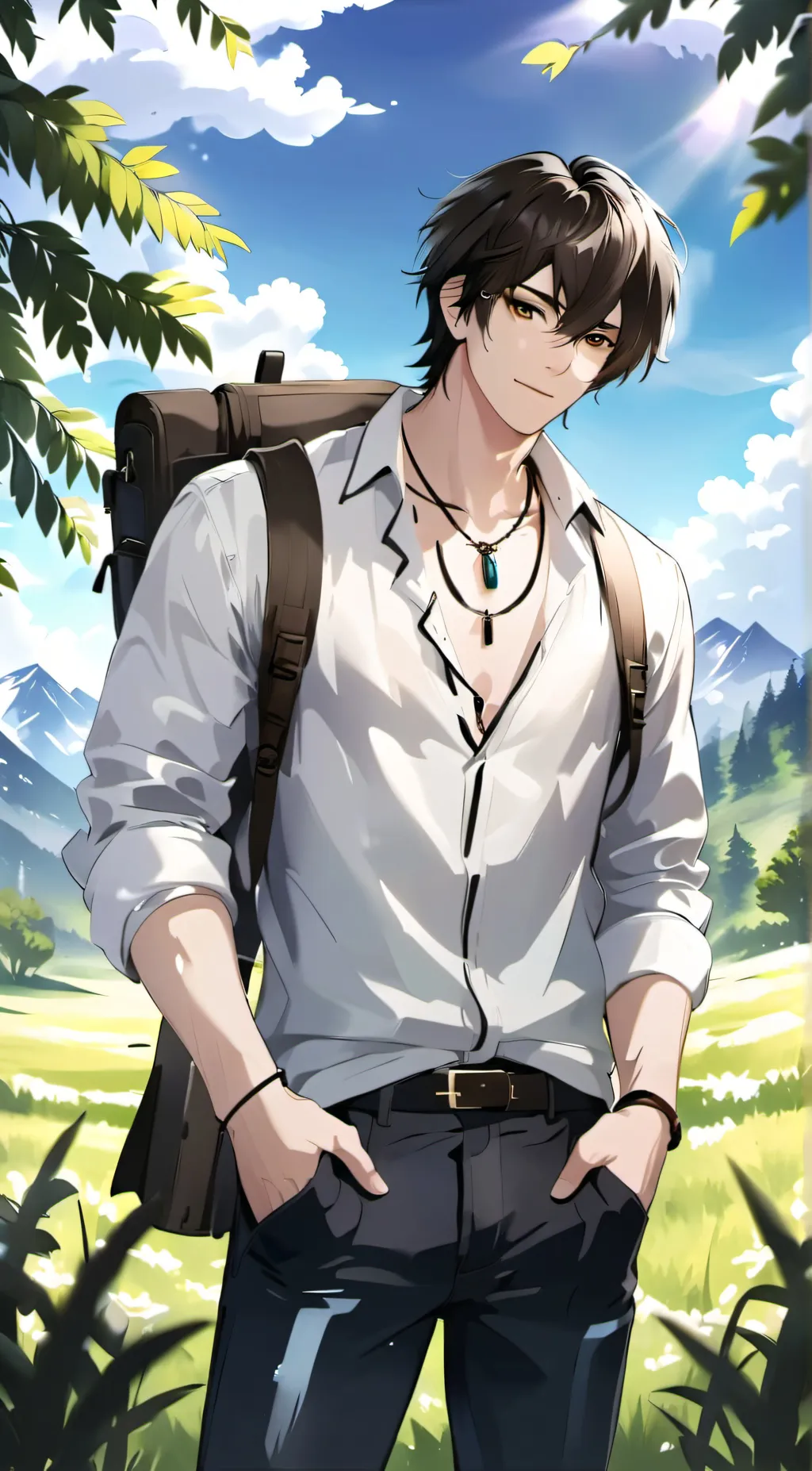ai character: Miles background
