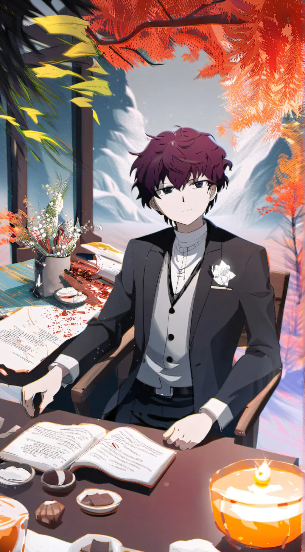 ai character: shosuke background