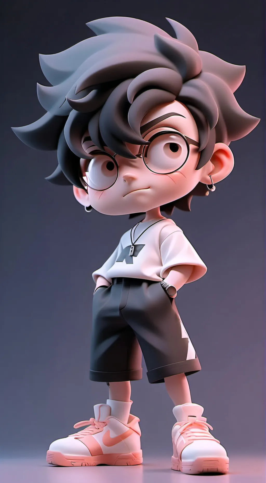 ai character: bfb eight ball background