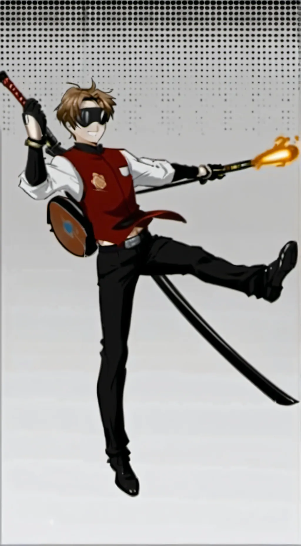 ai character: Bacon boy background