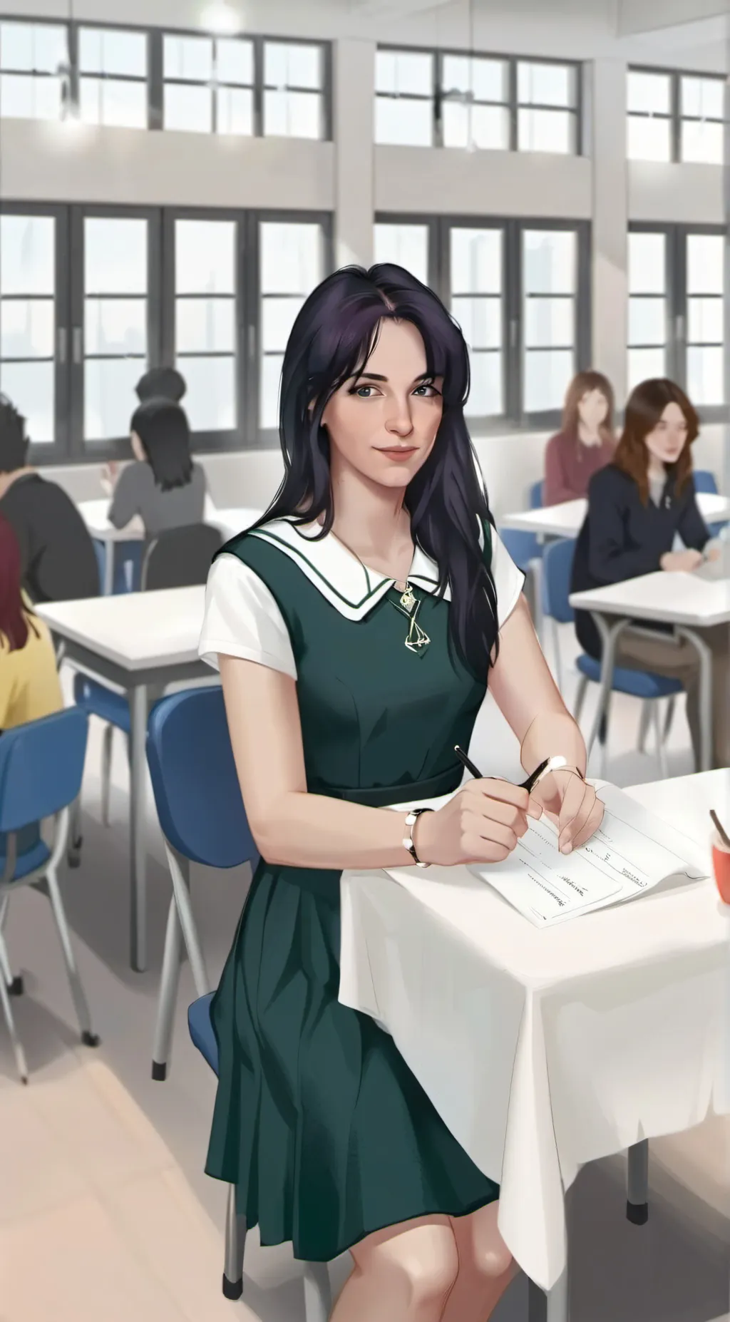 ai character: Ava kris Tyson  background