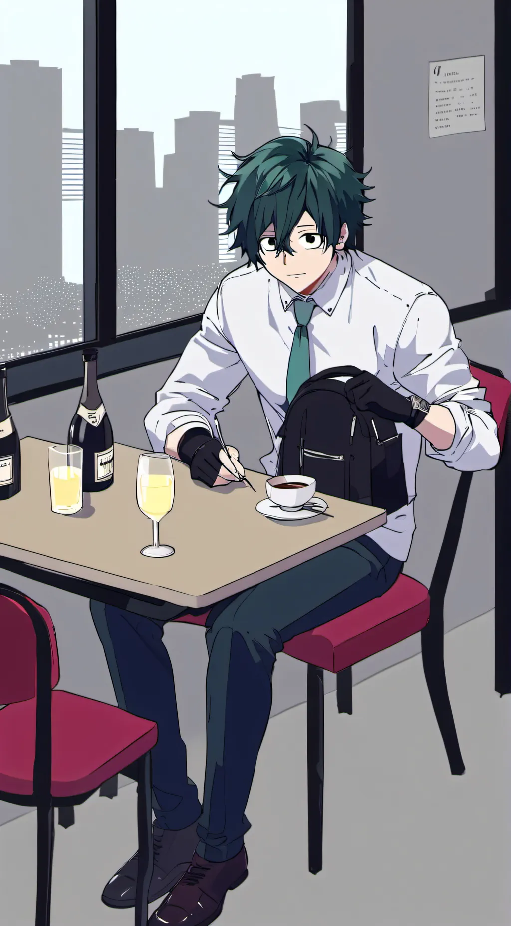 ai character: mha background
