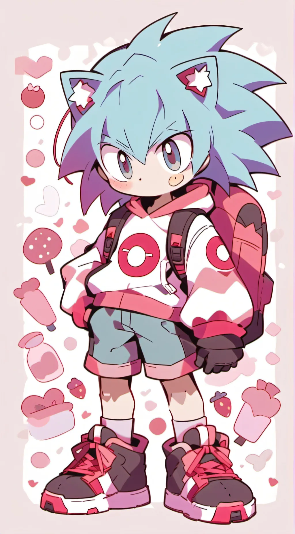 ai character: Sonic background