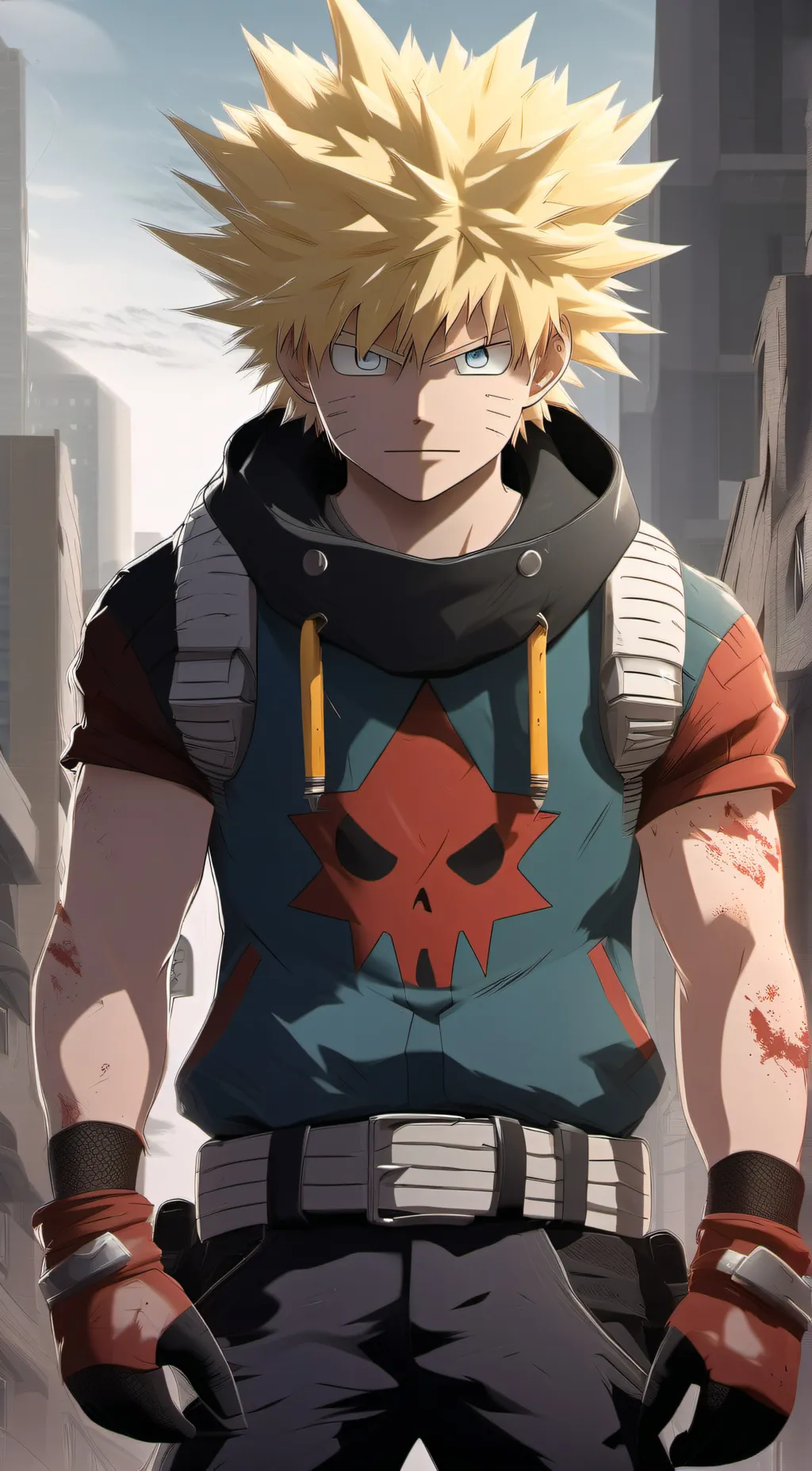 ai character: Mha snap background