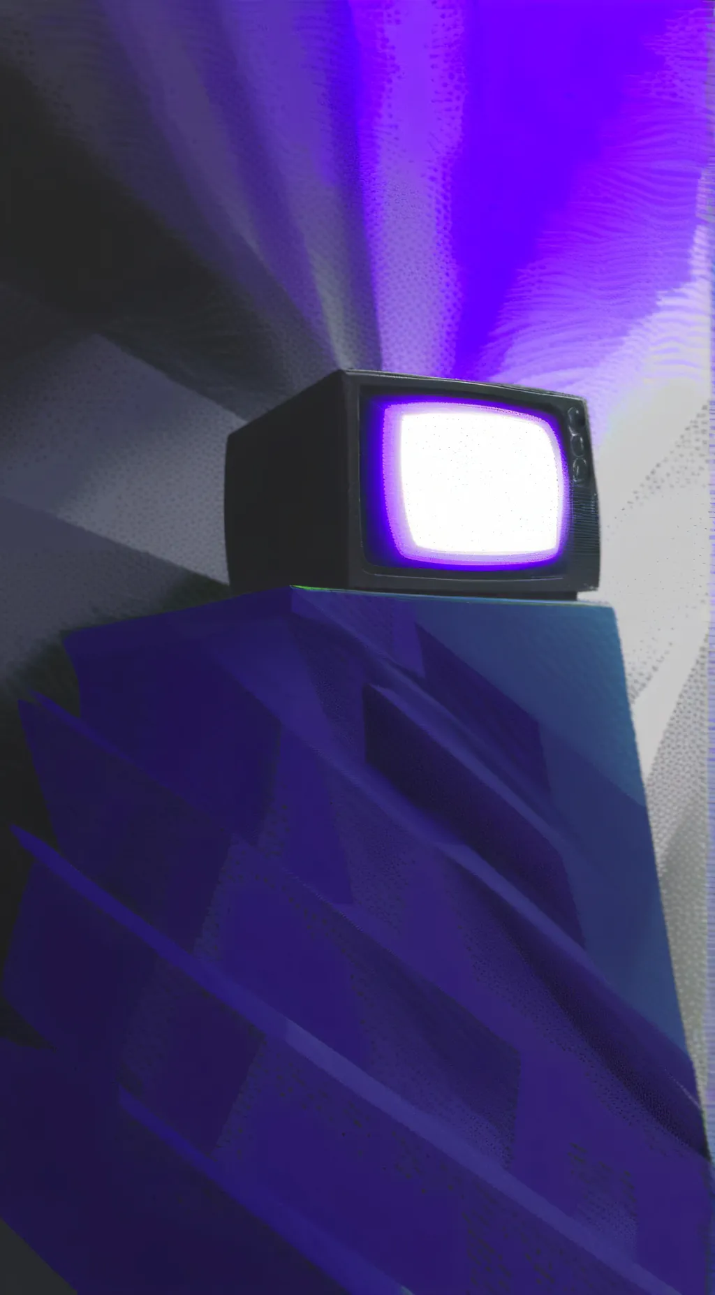 ai character: titan tv man  background