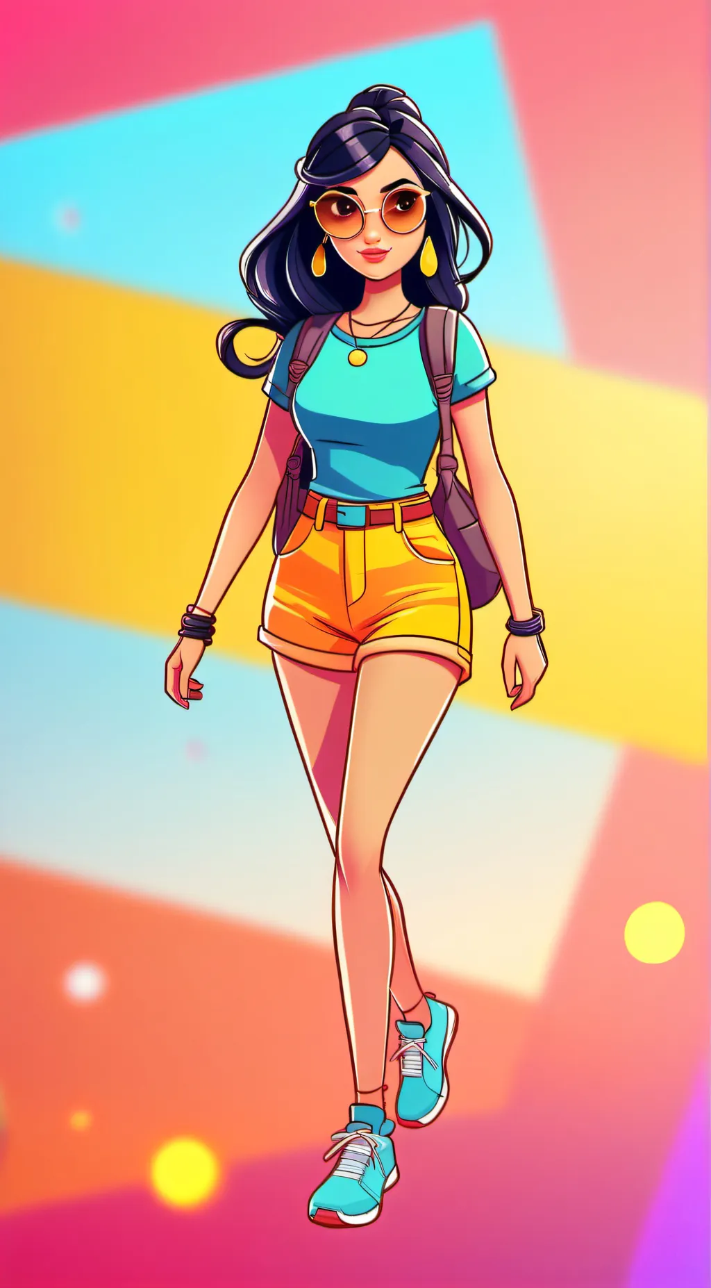 ai character:  SSSniperWolf🎮 background
