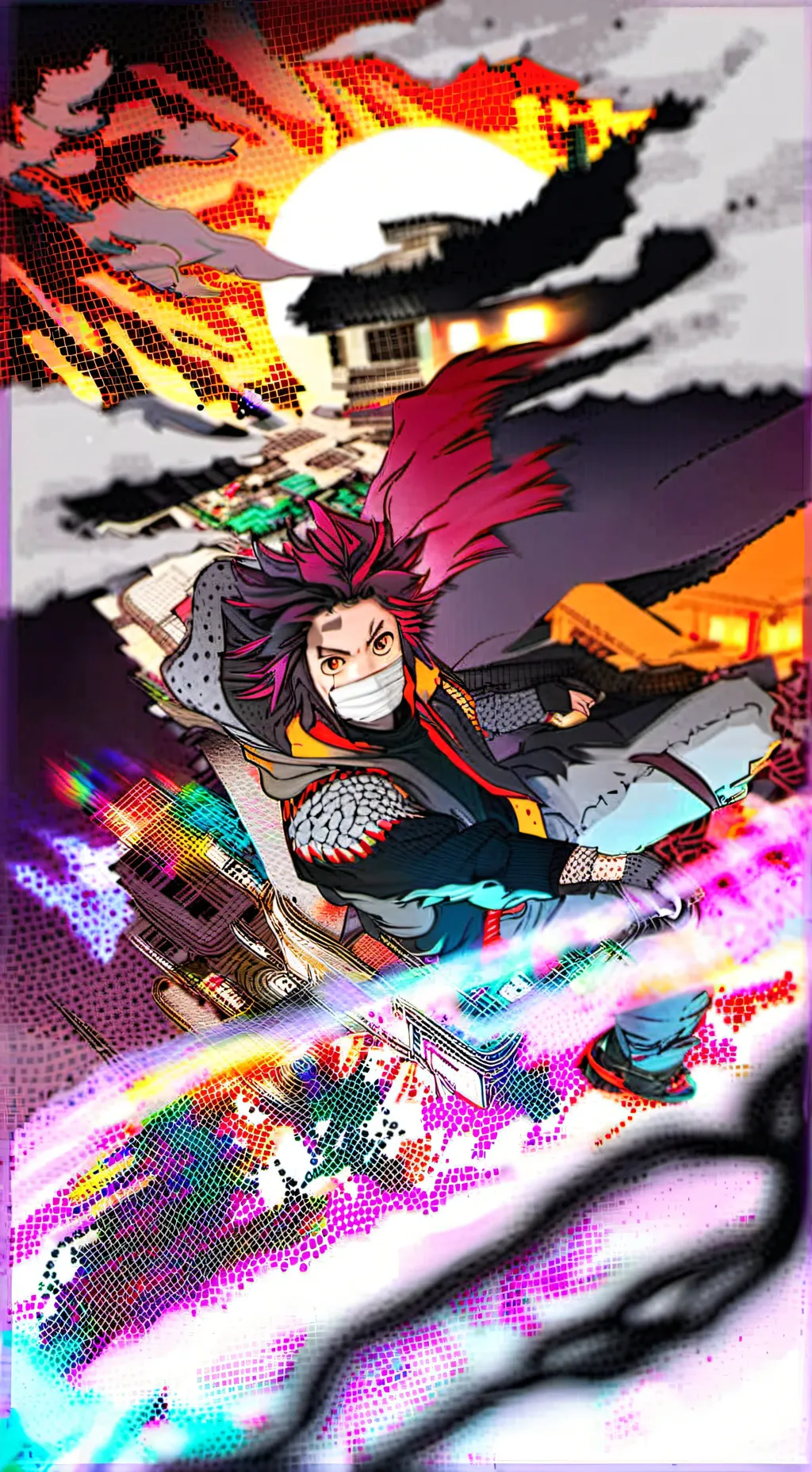 ai character: 💜DEMON SLAYER😈 background