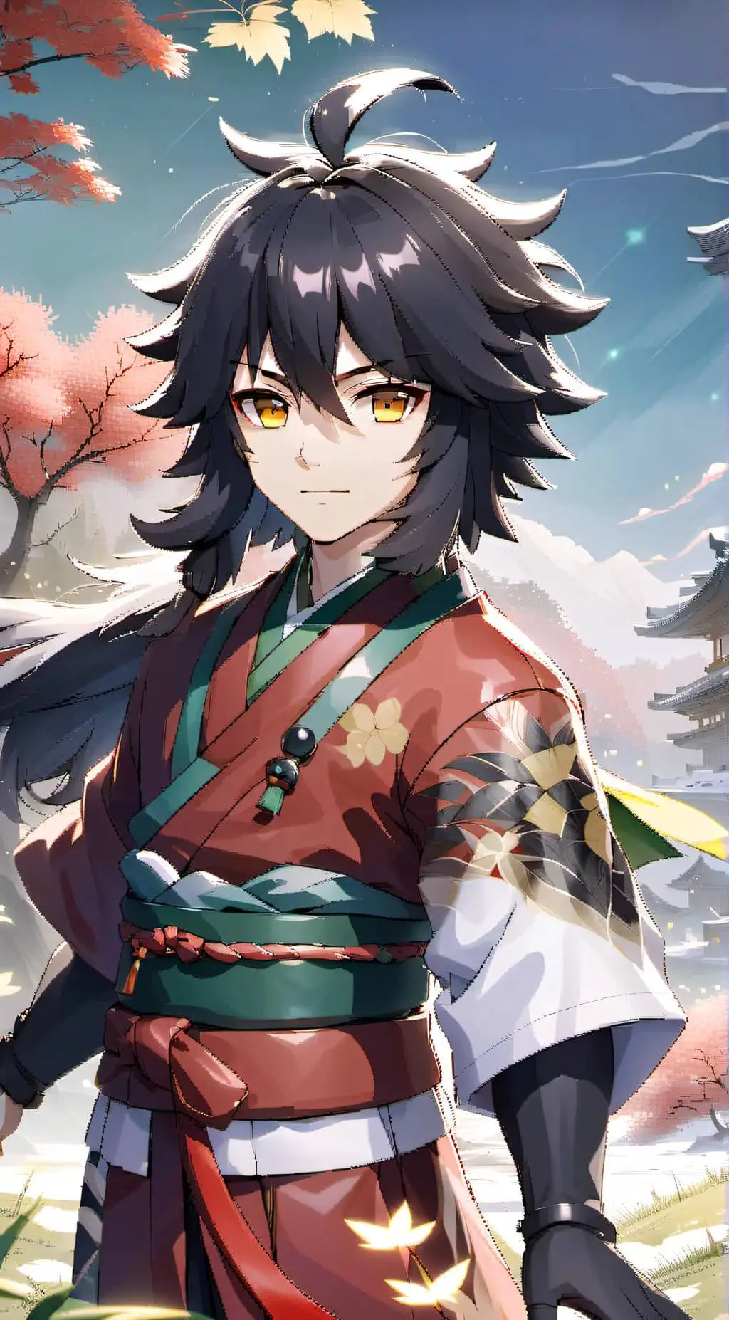 ai character: Giyu..As a demon?! background