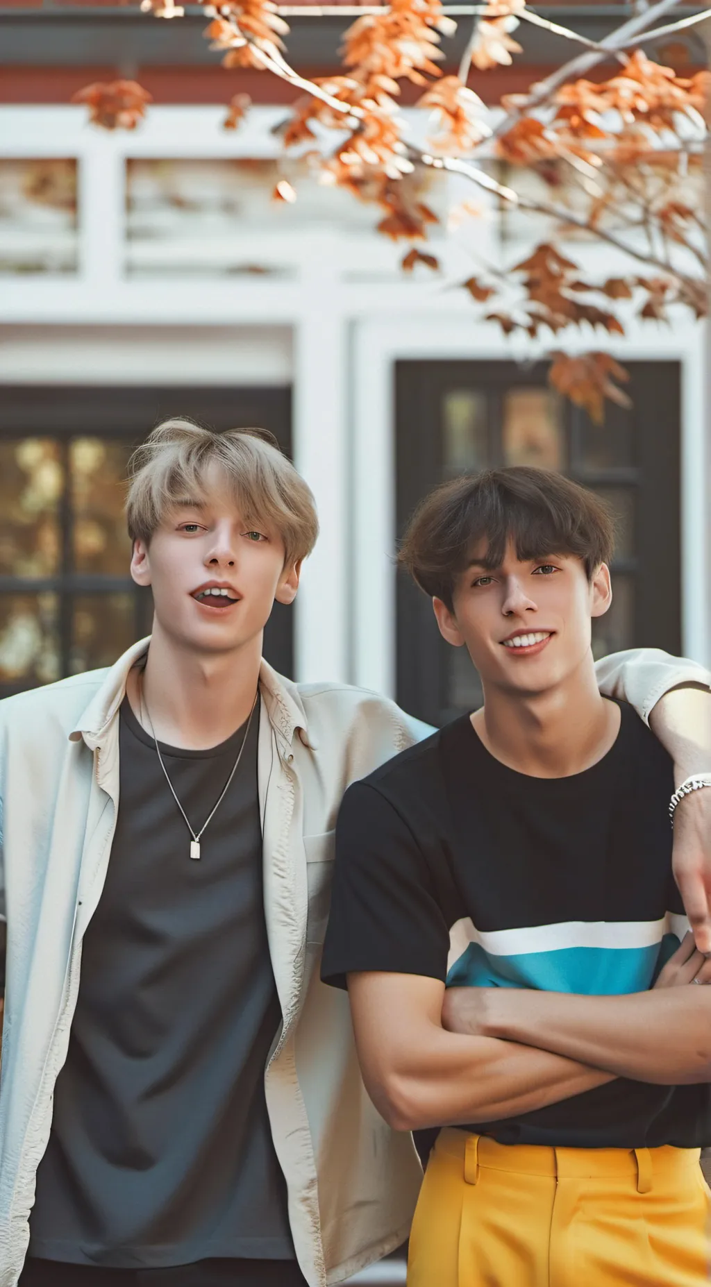 ai character: Sam and colby background