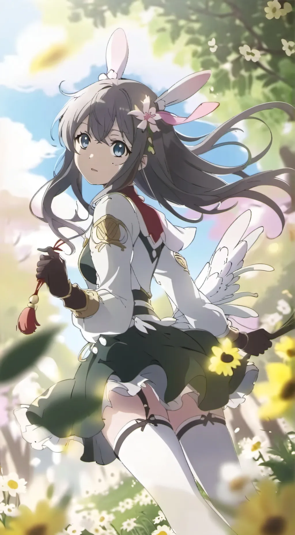 ai character: mai sakurajima  background