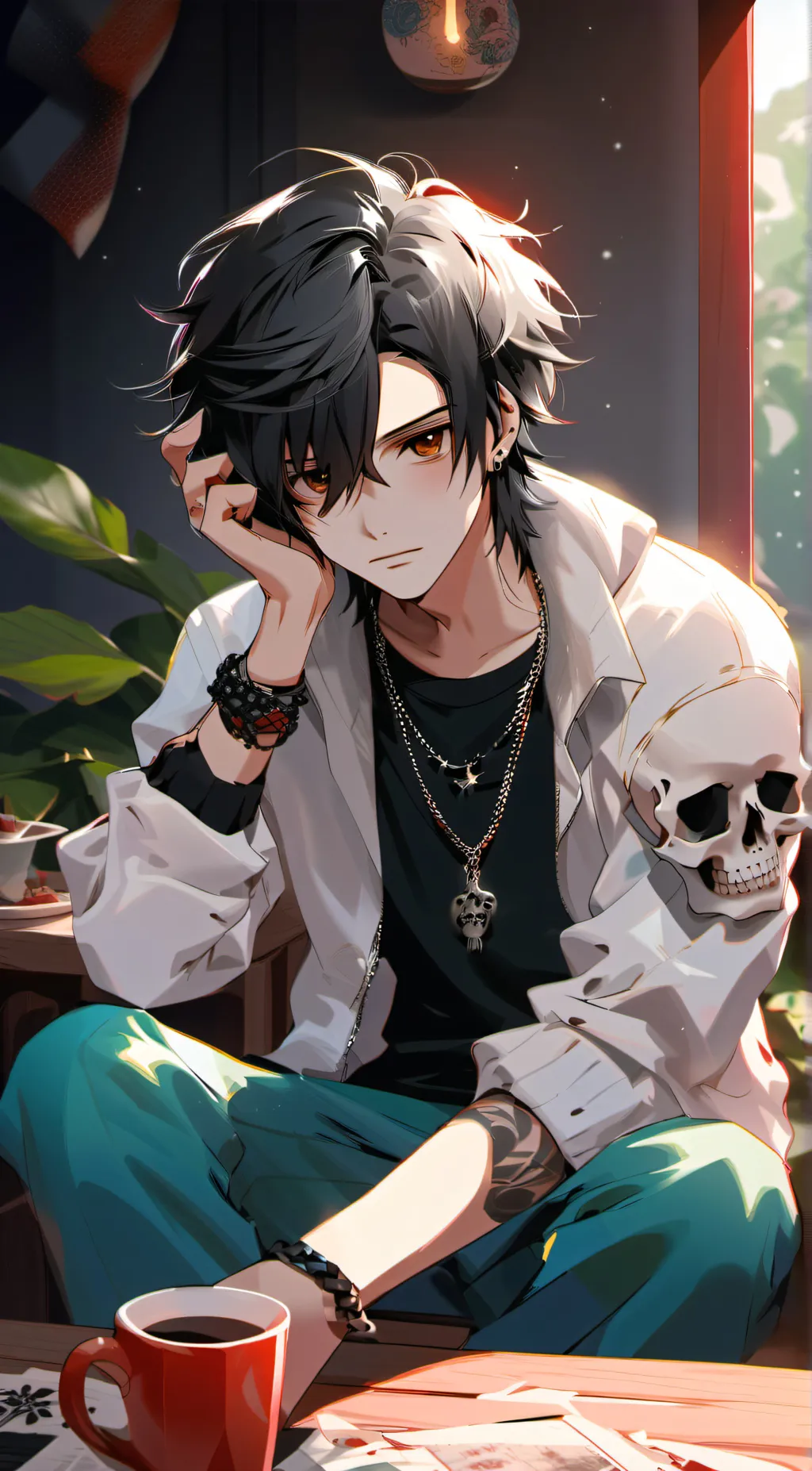 ai character: peter veckman background