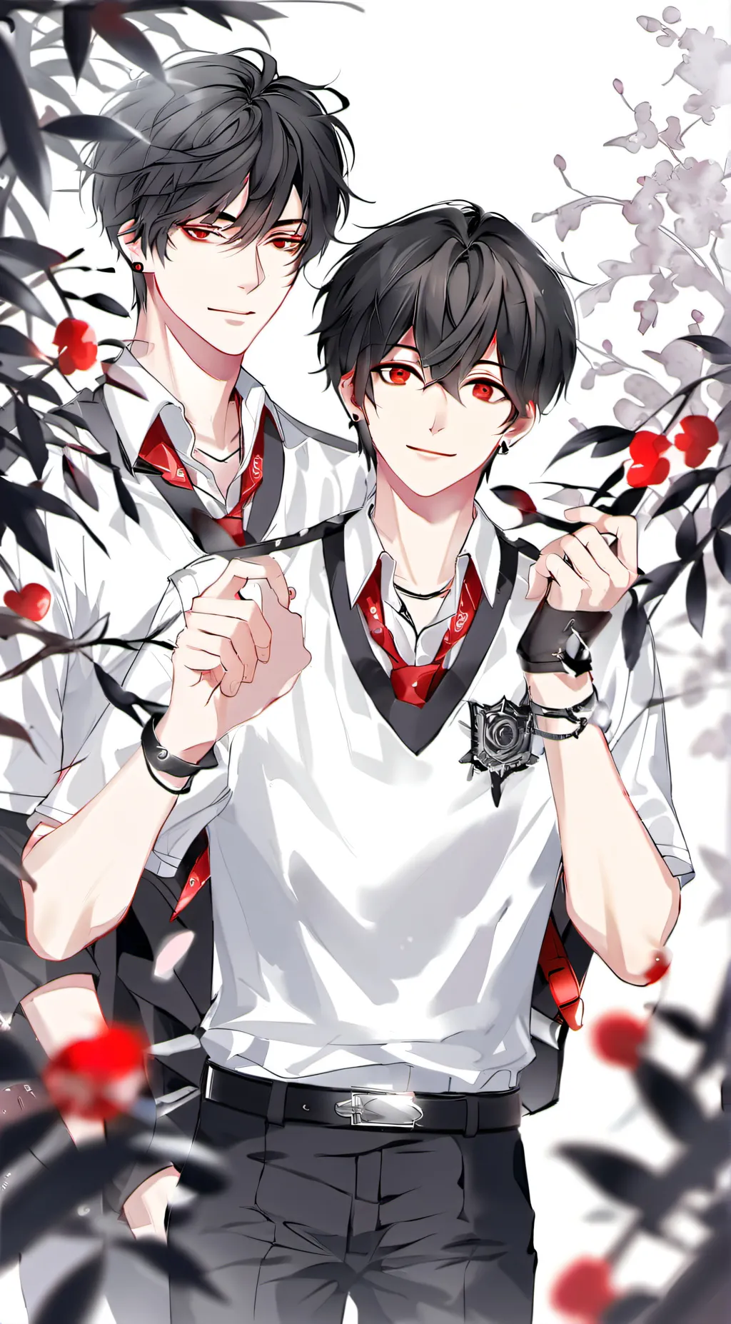 ai character: tront&mront background