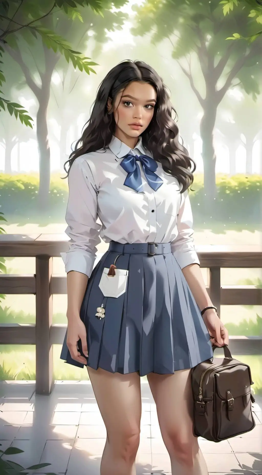 ai character: Your School Rival background