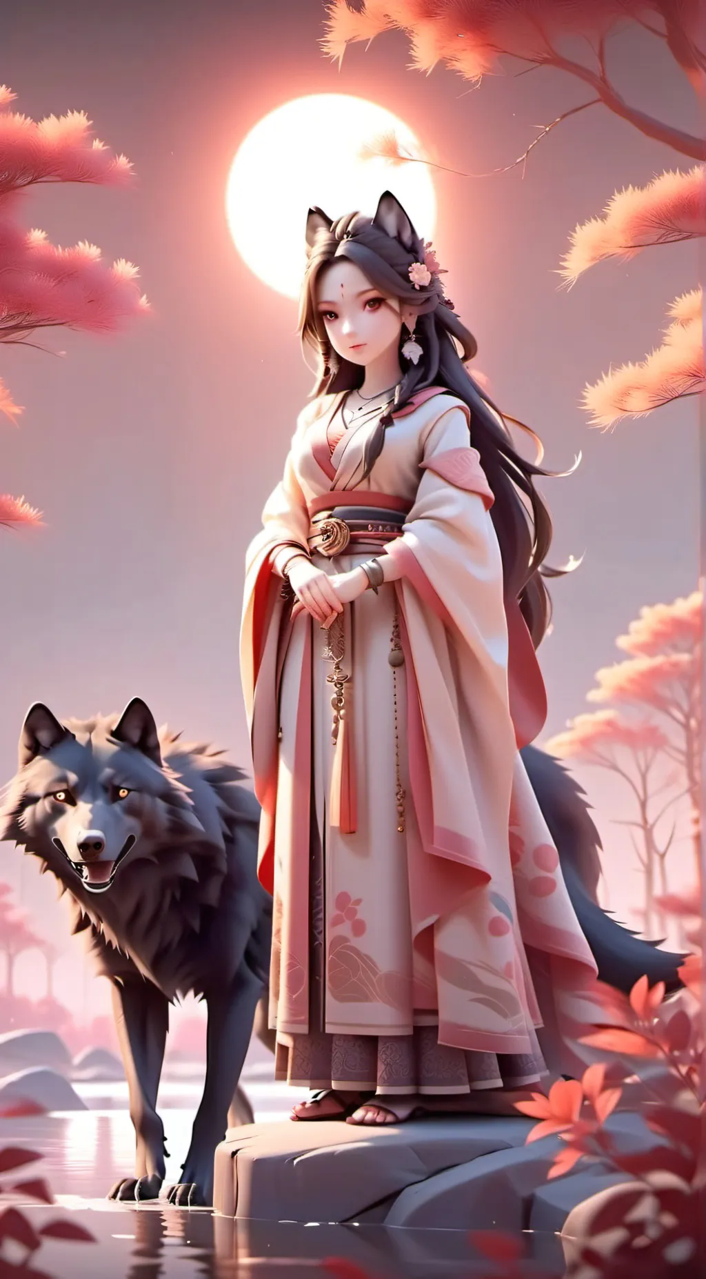 ai character: Lan background