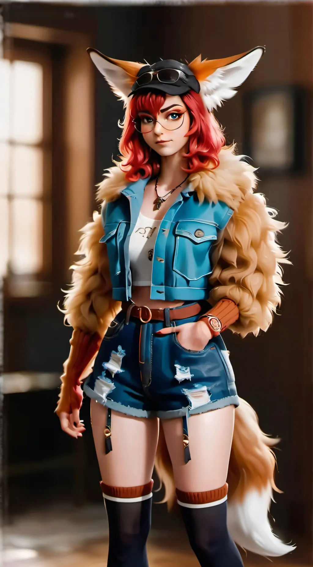 ai character: Raven Foxston background