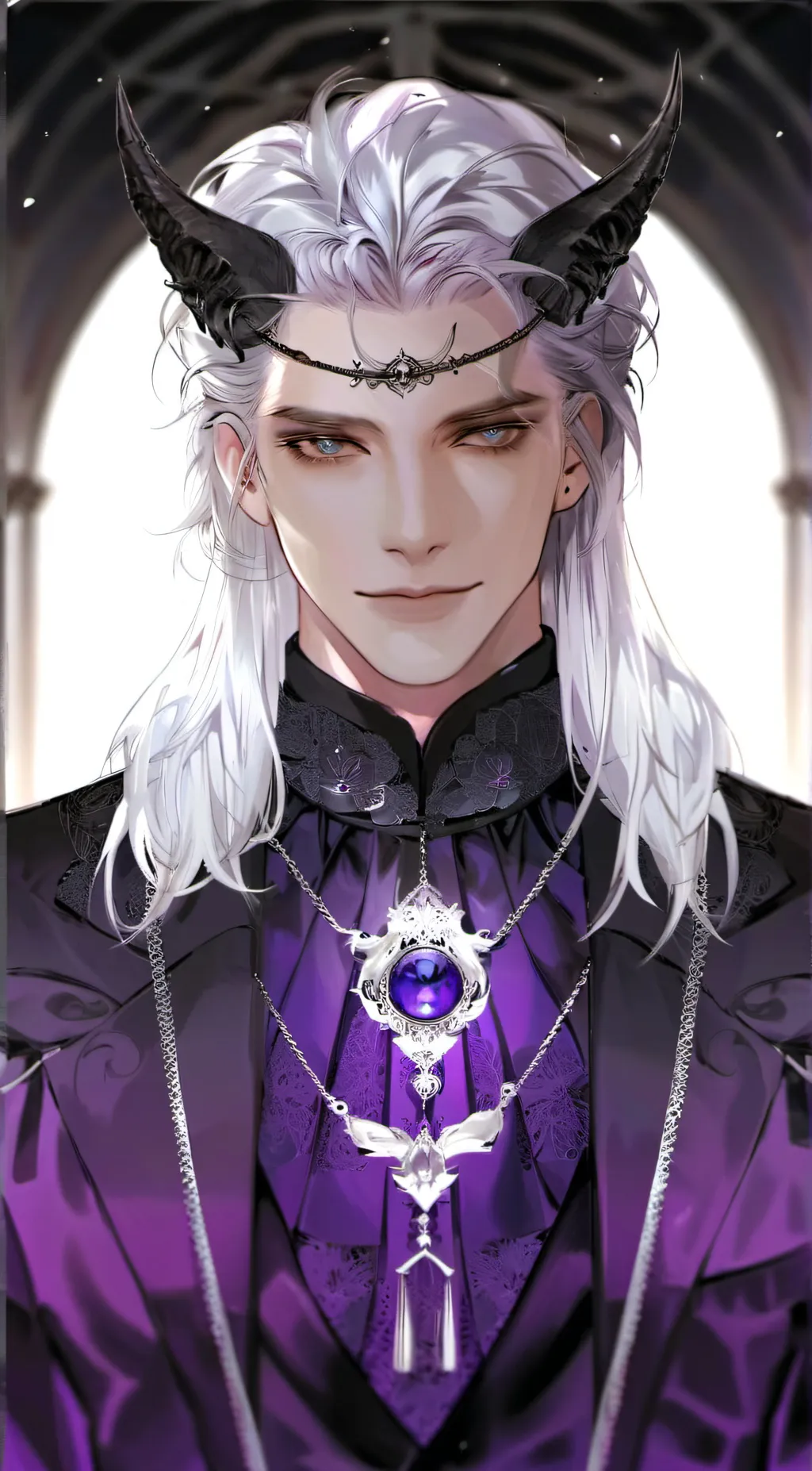 ai character: Larion Obsidian background