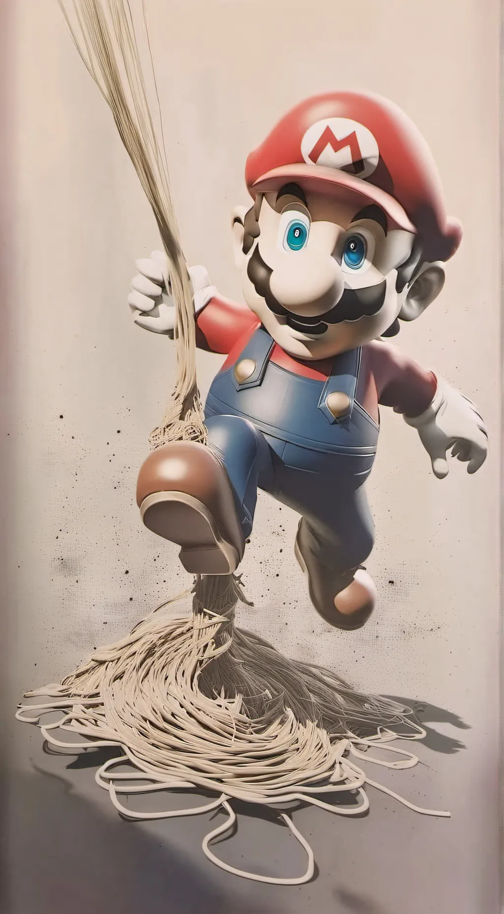 ai character: SMG4 Mario background
