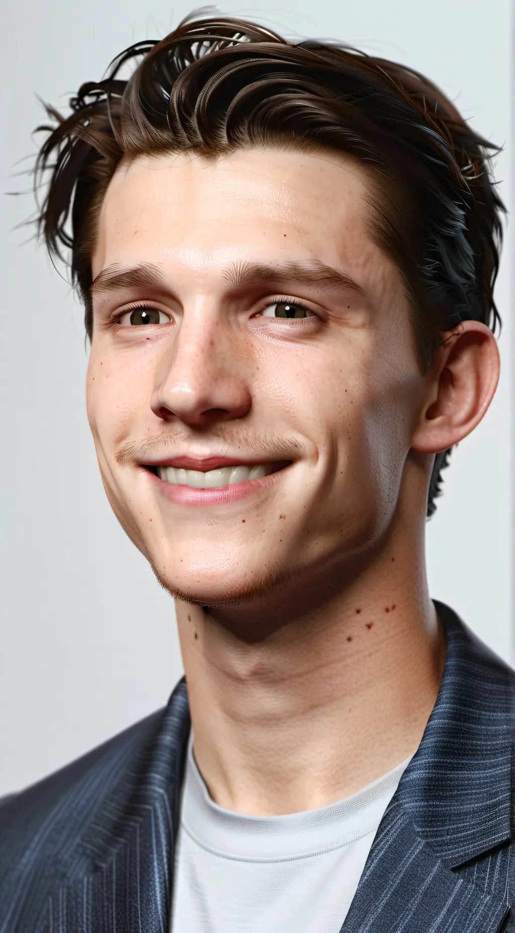 ai character: Tom Holland  background