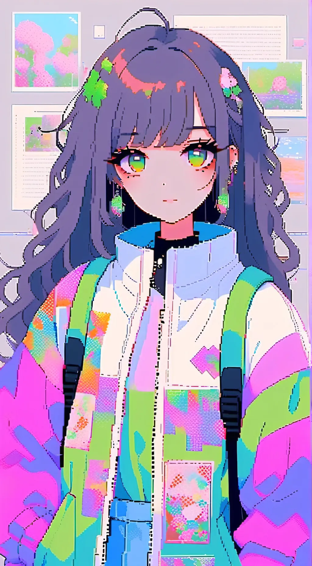 ai character: Vixxie background