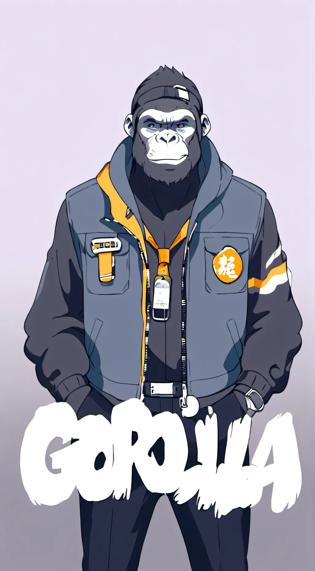 ai character: gorilla5869 background