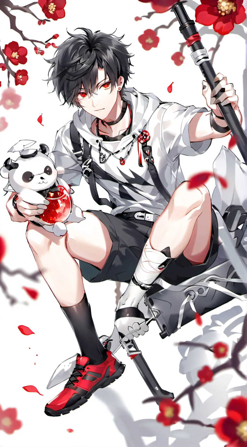 ai character: danger background