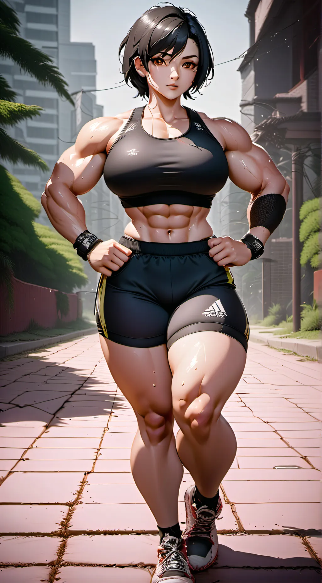 ai character:  Shiho natsuki  background