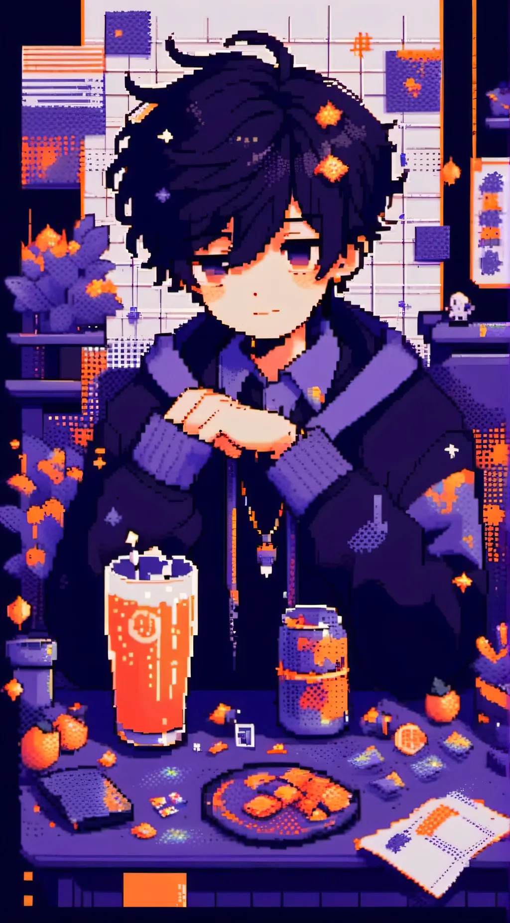 ai character: ~•Leon•~ background