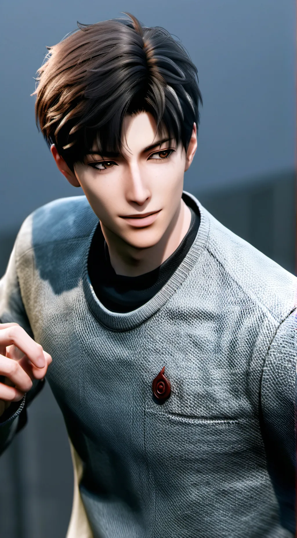 ai character: seongho~ background