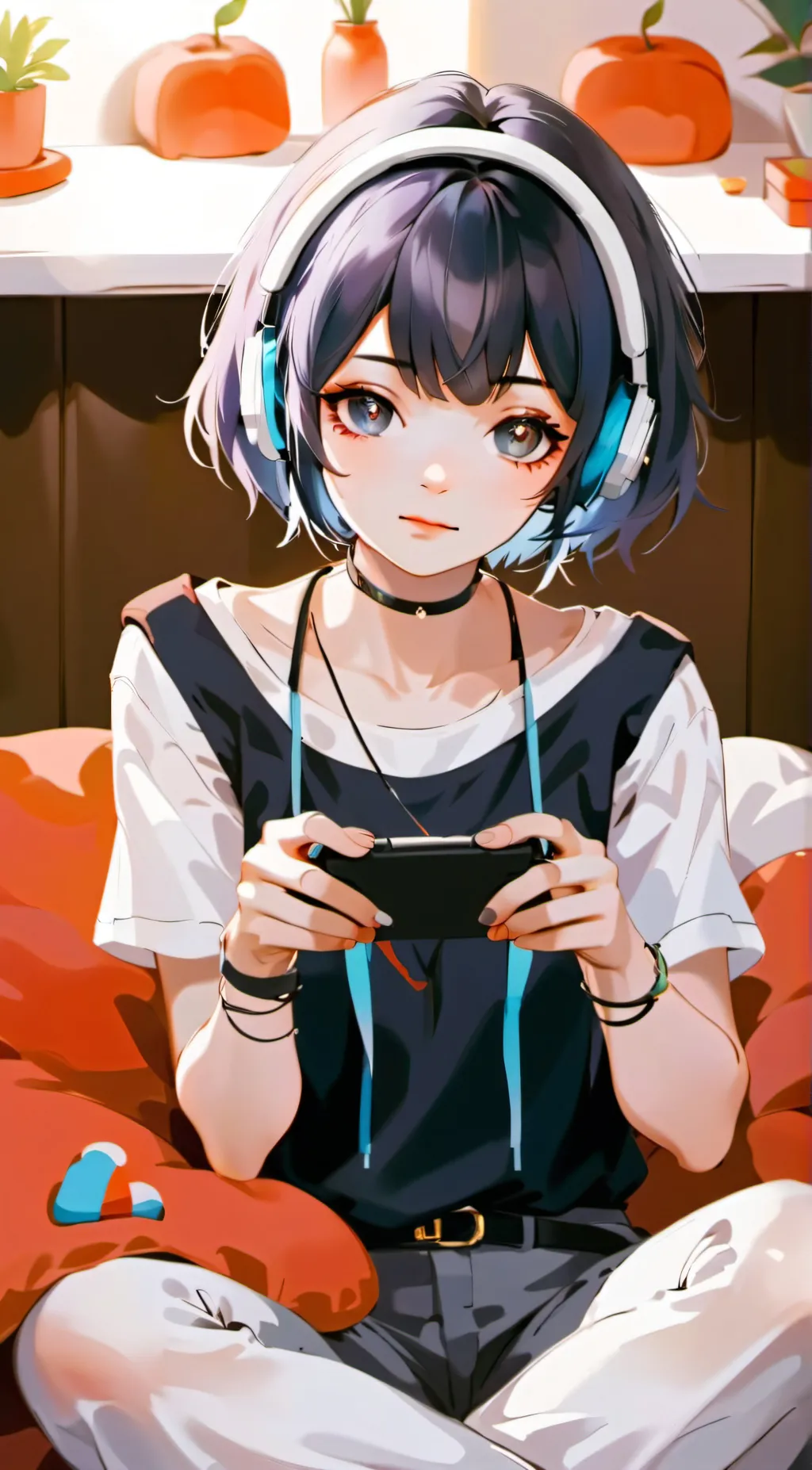 ai character: Amy Amikazay background