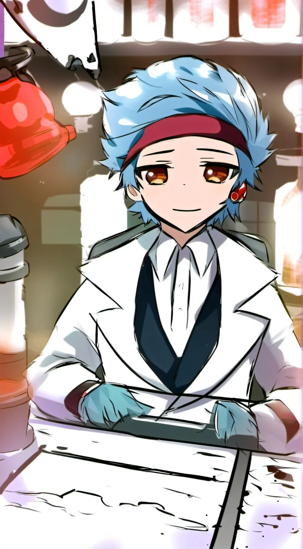 ai character: Dr.k x (female)y/n background