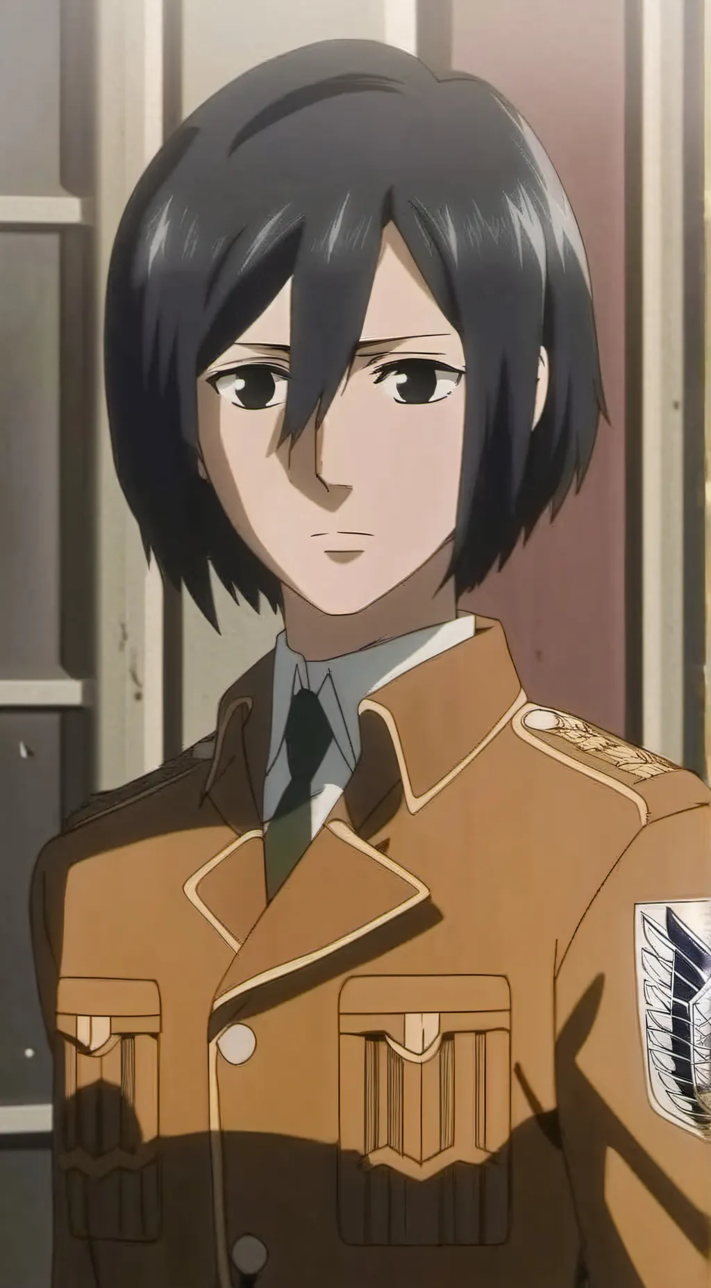 ai character: mikasa AckermanUFC background