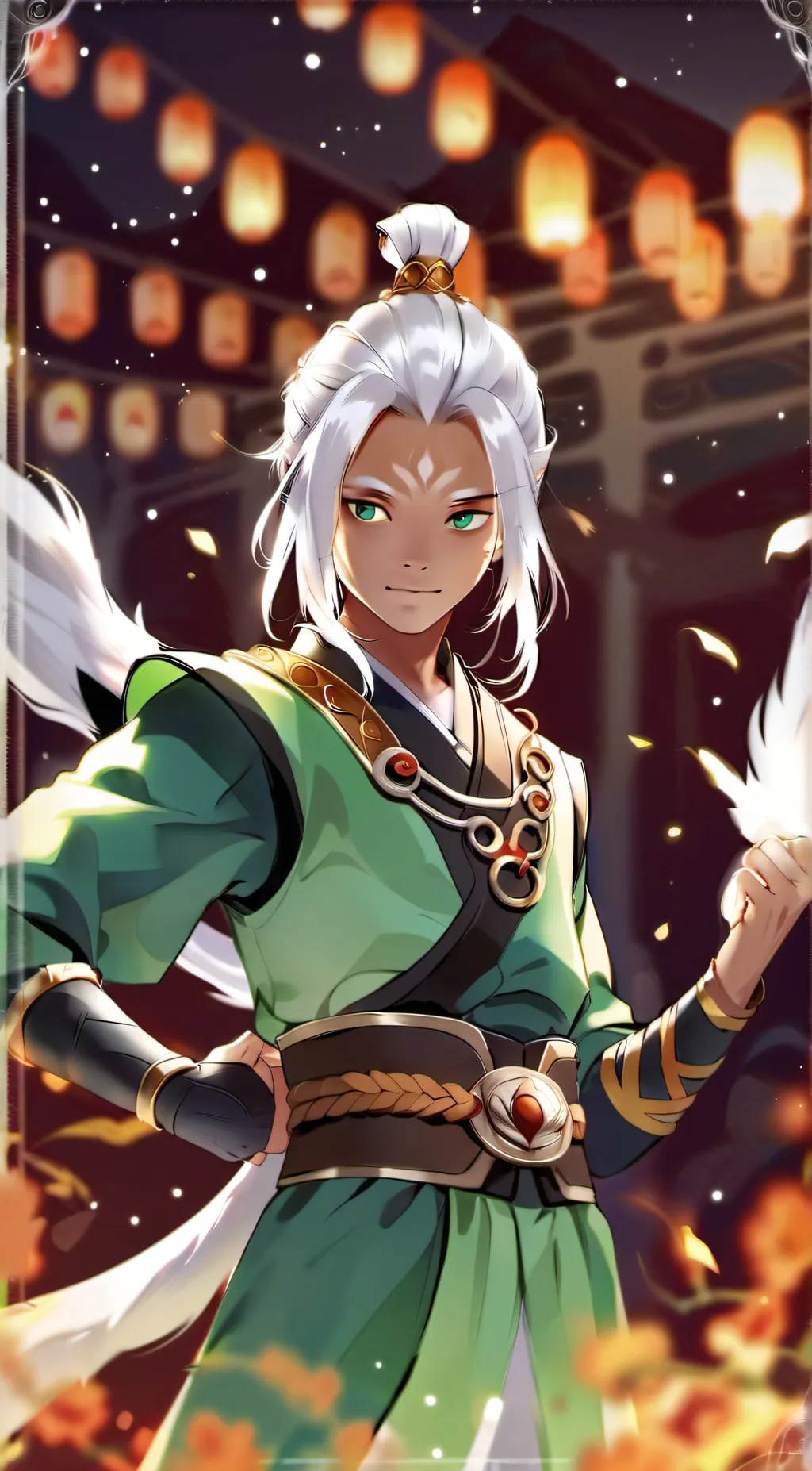 ai character: Vander background