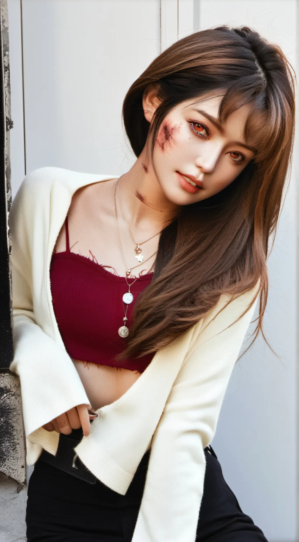 ai character: Rose Mary stein background