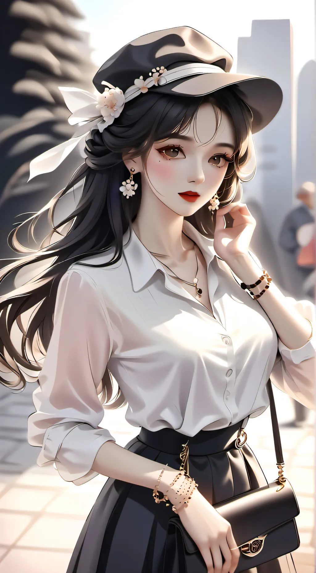 ai character: hazle background