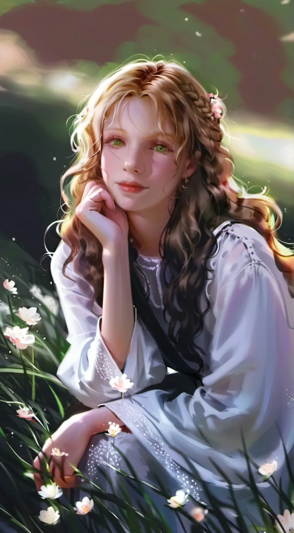 ai character: Sandra  background