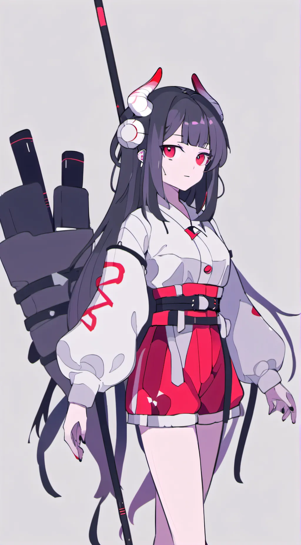 ai character: miss middle background